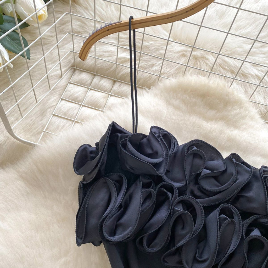 Дамско боди Noir Bloom SS26