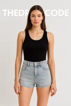 Дамски къси панталони Denim Bow SS26