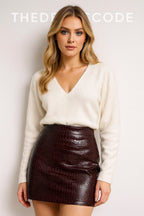 Дамска пола Dark Croco SS26