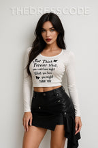 Дамска пола Black Vibe Ruffle SS26