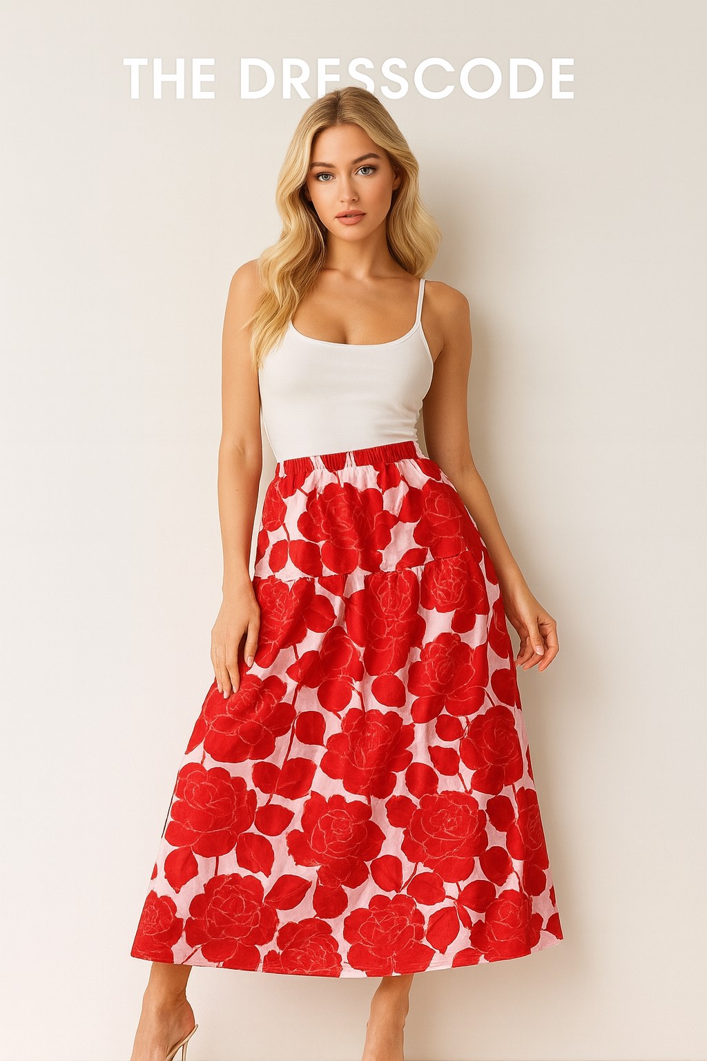 Дамска пола Red Blossom SS26