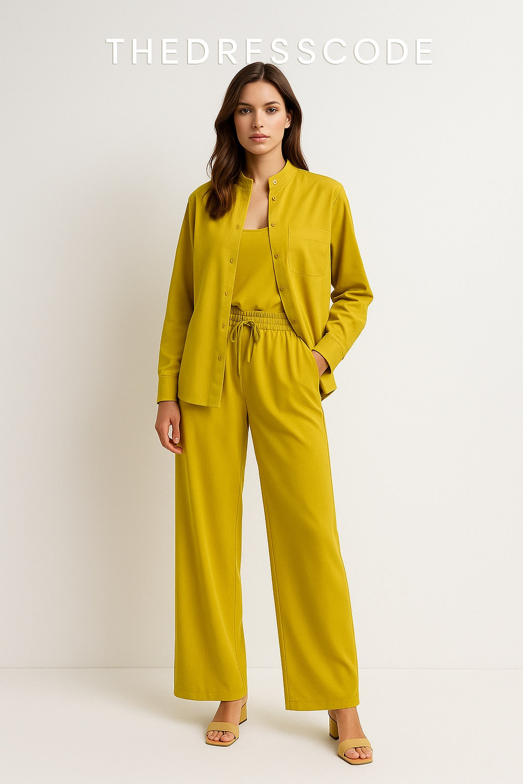 Дамски комплект Mustard Chic SS26