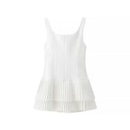 Дамски гащеризон White Pleated  SS26