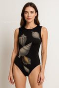 Дамско боди Seashell Noir SS26