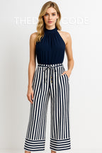 Дамски гащеризон Navy Breeze Striped SS26