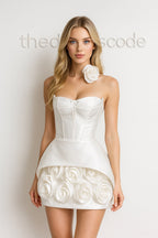 Дамска рокля White Rose Couture SS26