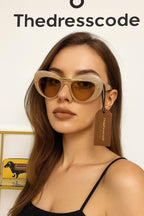 Дамски слънчеви очила Beige Vision SS26-Thedresscode