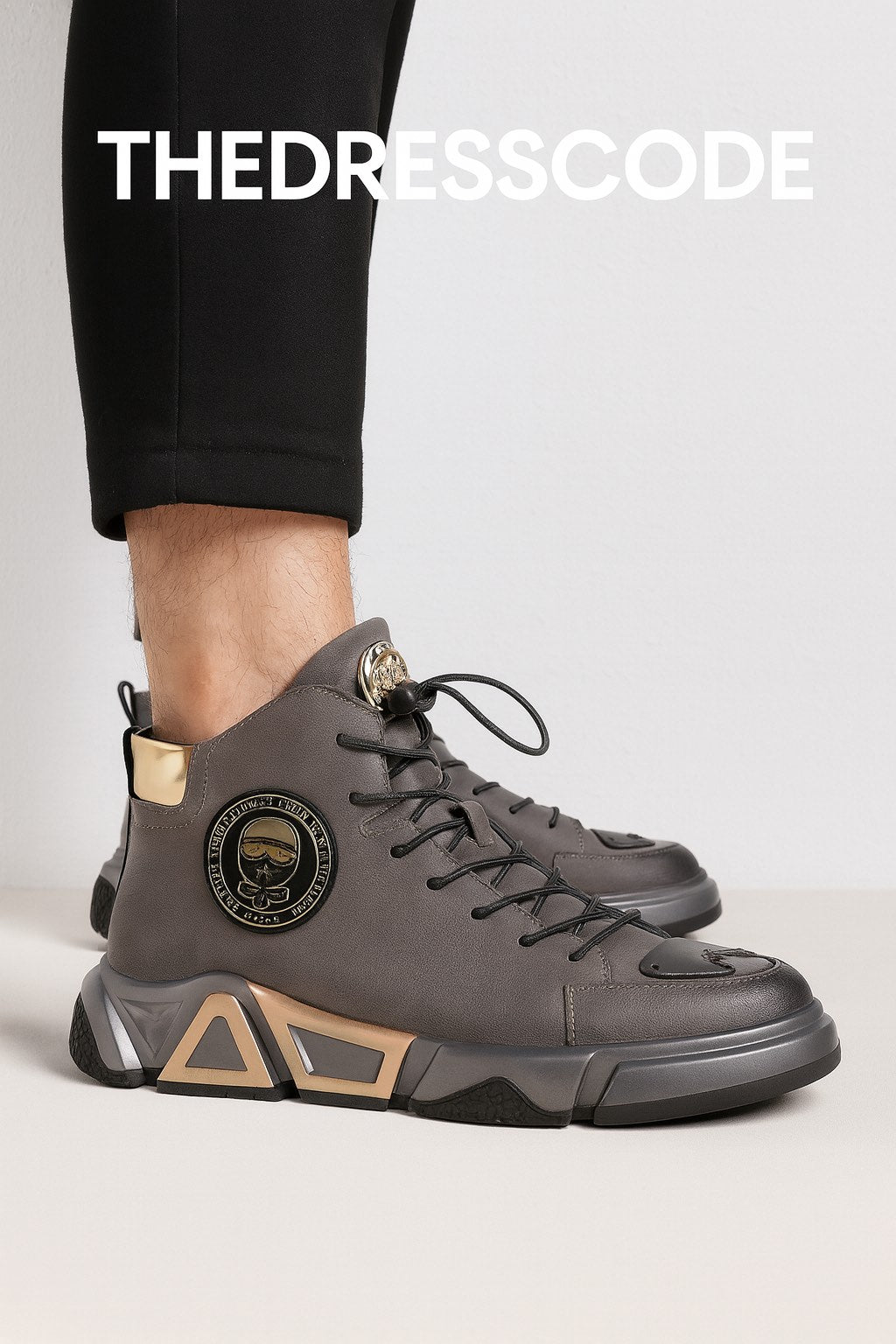 Мъжки високи кецове Gray Noble Atlas SS26-Thedresscode