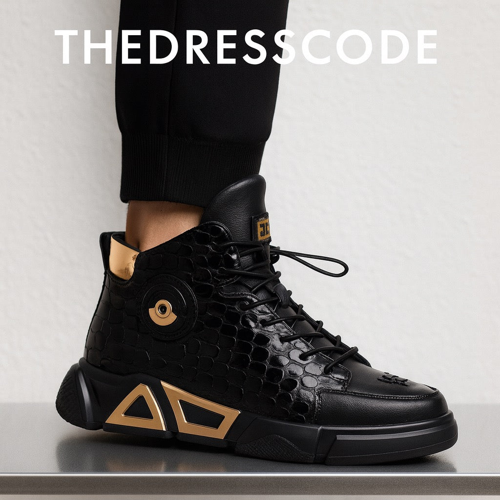 Мъжки високи кецове Golden Apex SS26-Thedresscode