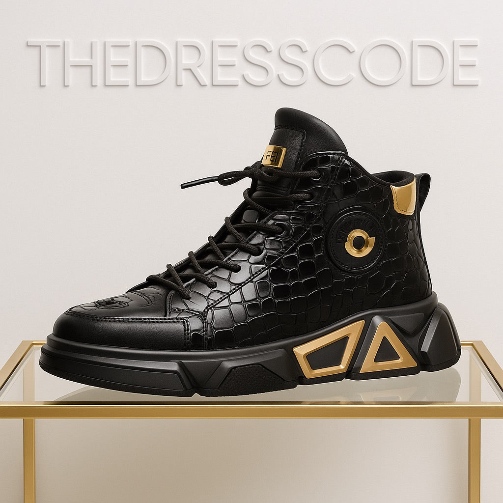 Мъжки високи кецове Golden Apex SS26-Thedresscode