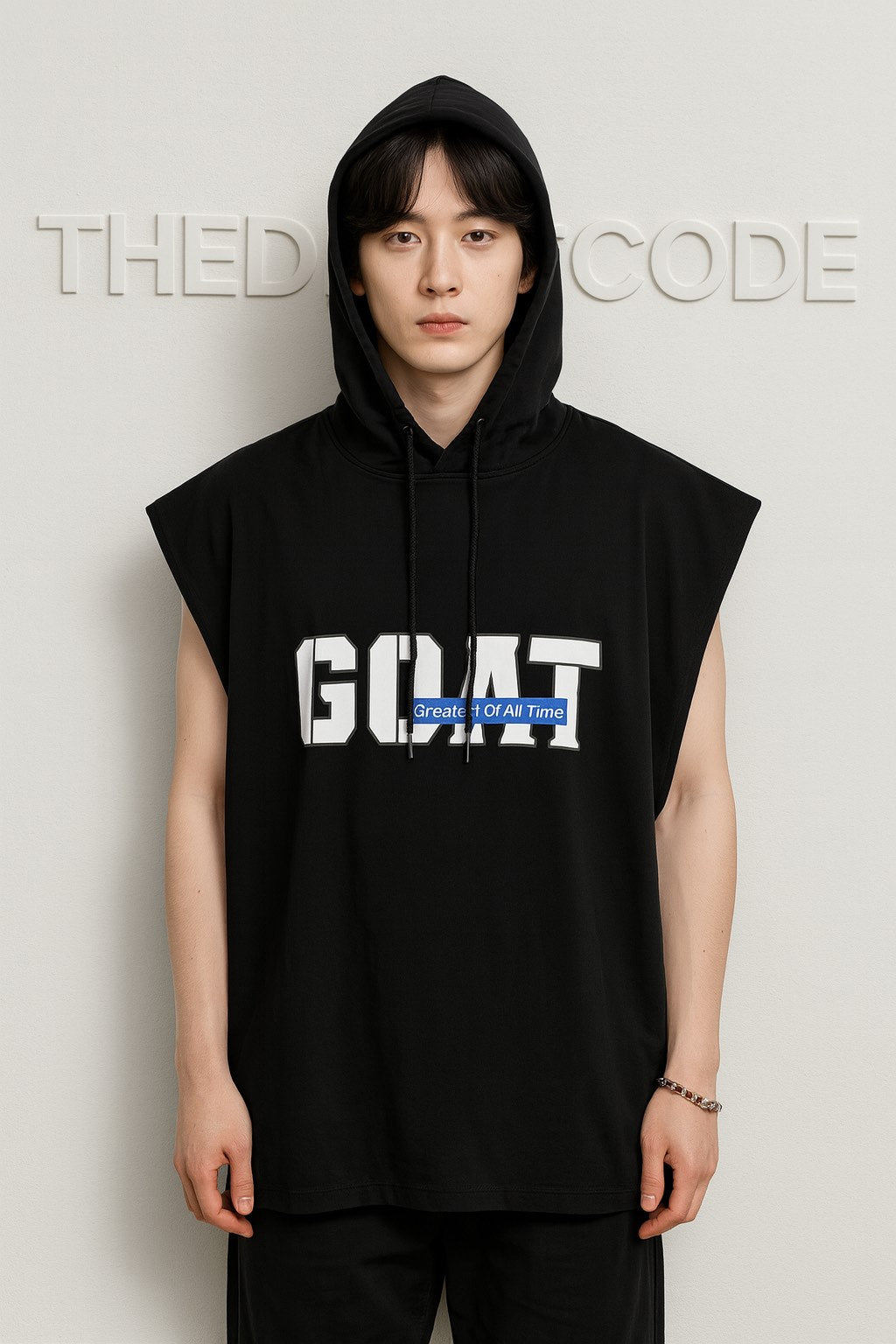Мъжка тениска Black GOAT Prime Hoodie SS26-Thedresscode