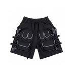 Мъжки къси панталони Black Metro Cargo SS26-Thedresscode