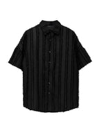 Мъжка риза Ripped Noir SS26-Thedresscode