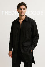 Мъжка яке Black Sunfield SS26-Thedresscode