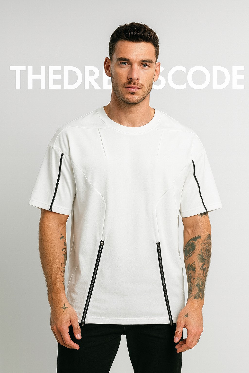 Мъжка тениска Contour Zip SS26-Thedresscode