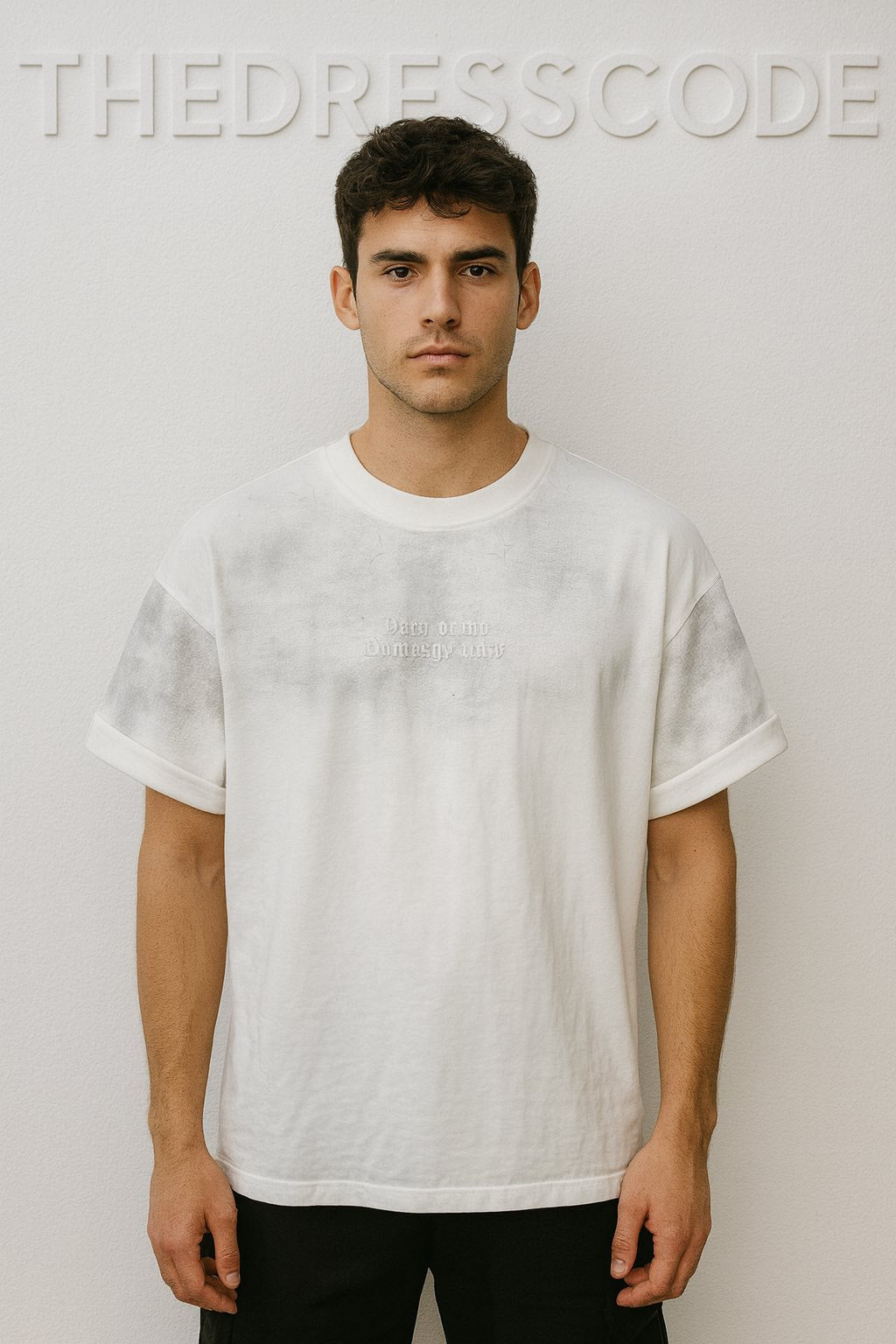 Мъжка тениска White Mist SS26-Thedresscode