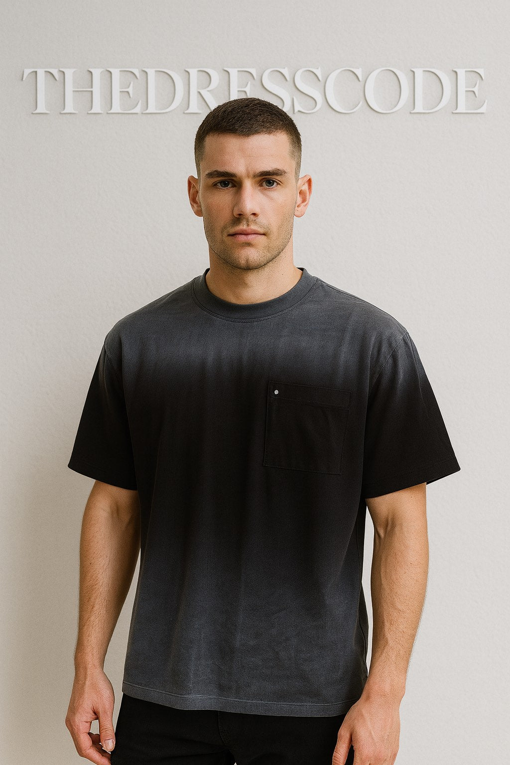 Мъжка тениска Shadow Gradient SS26-Thedresscode