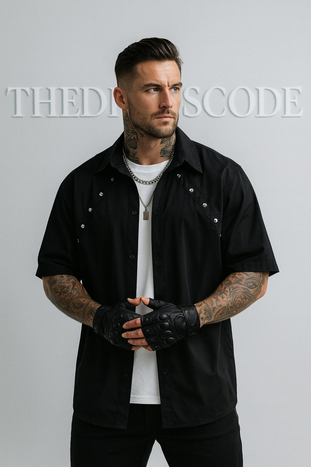 Мъжка риза Metal Rivet SS26-Thedresscode