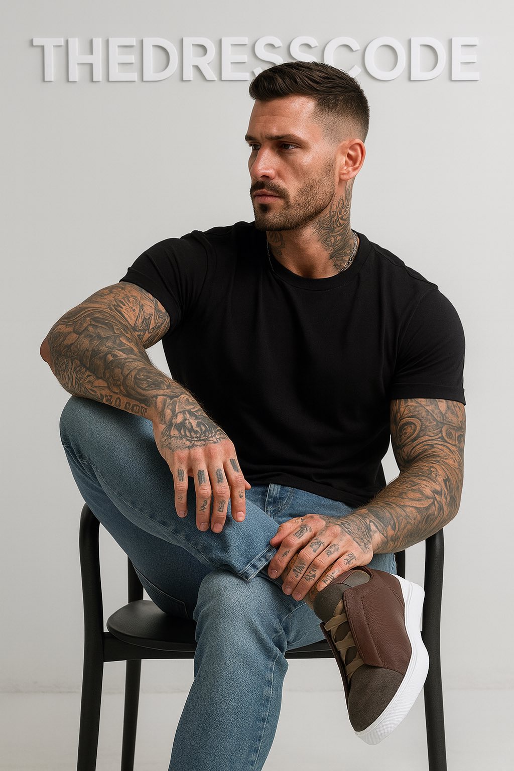 Мъжки сникърси Brown Classic SS26-Thedresscode