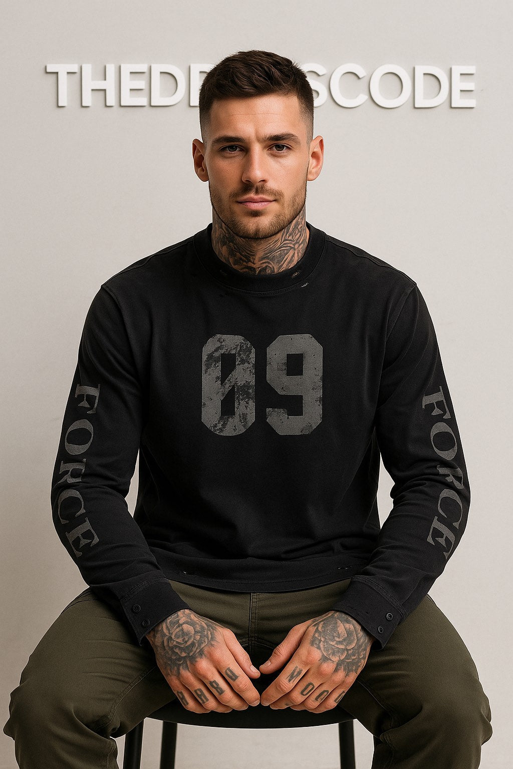 Мъжка блуза Black Force 09 SS26-Thedresscode