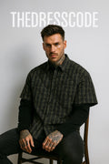 Мъжка риза Quilted Plaid Layered SS26-Thedresscode