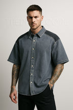 Мъжка риза Denim Fusion SS26-Thedresscode