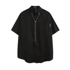 Мъжка риза Black V-Chain SS26-Thedresscode