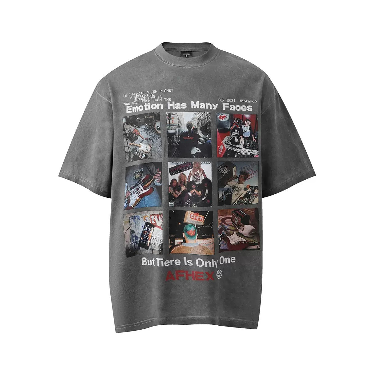 Мъжка тениска Emotion Faces Graphic SS26-Thedresscode