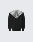 Мъжки суичър Plaid Shadow Zip SS26-Thedresscode