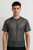Мъжка тениска Shimmer Mesh SS26-Thedresscode