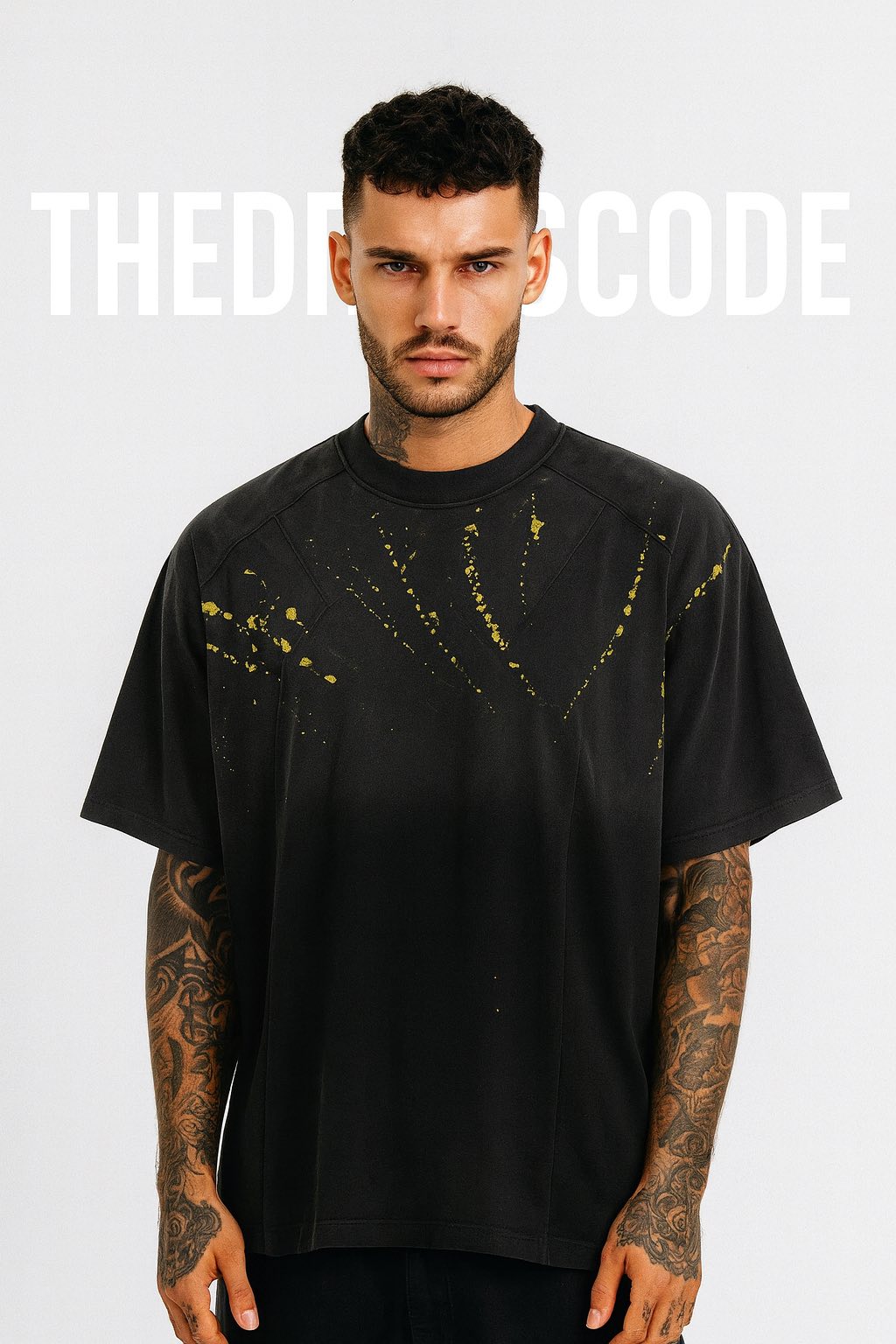 Мъжка тениска Yellow Splash SS26-Thedresscode