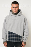 Мъжки суичър Plaid Patch SS26-Thedresscode