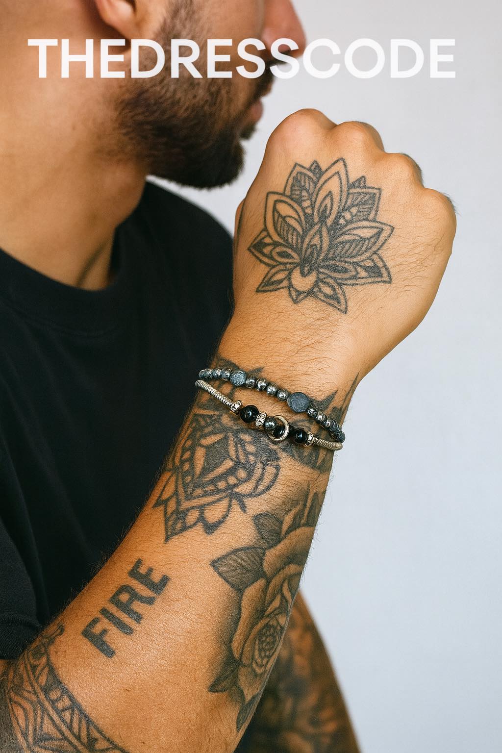 Мъжка гривна Dark Fusion SS26-Thedresscode