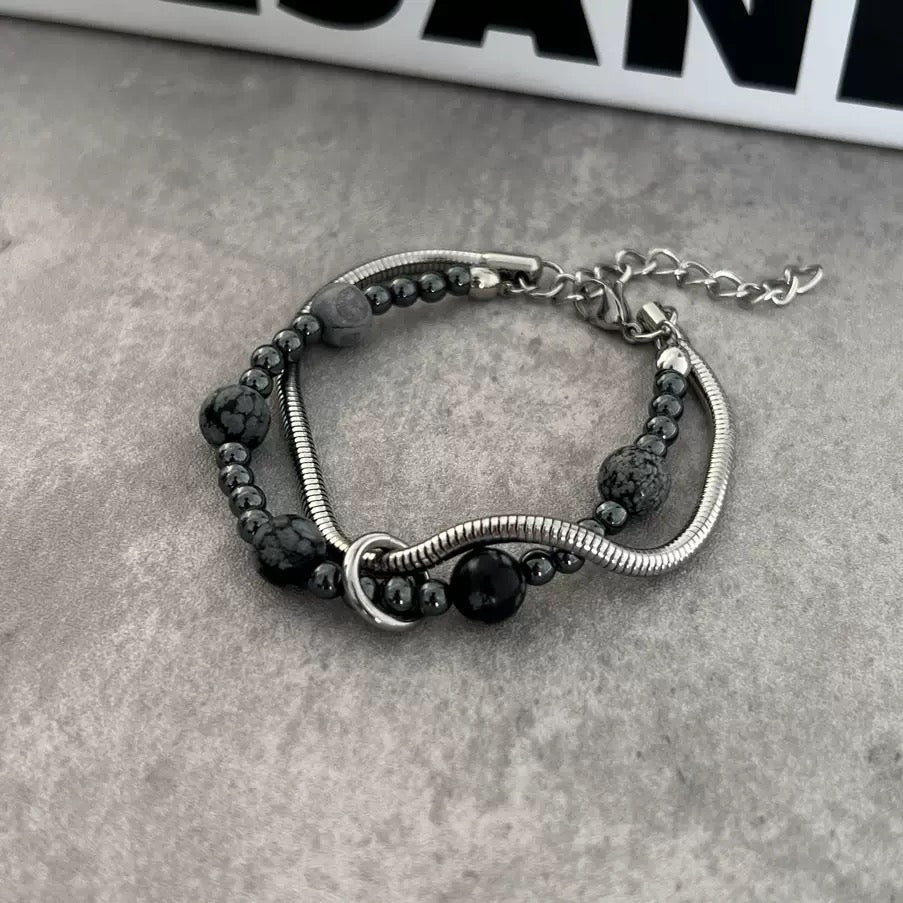 Мъжка гривна Dark Fusion SS26-Thedresscode