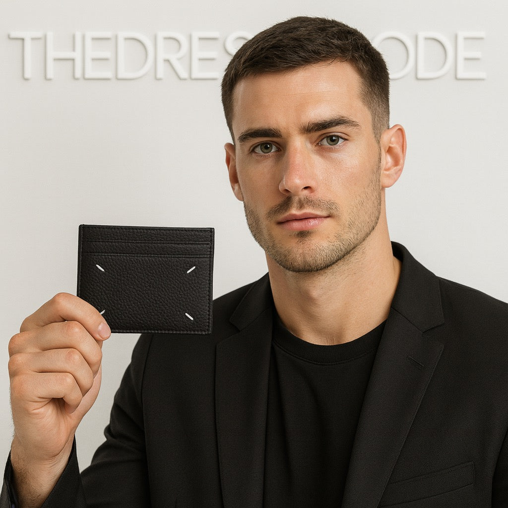 Черен картодържател Pure Noir SS26-Thedresscode