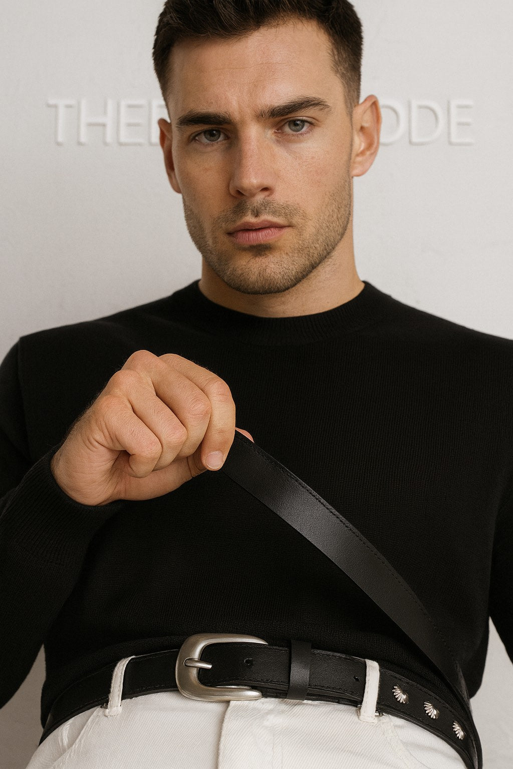 Мъжки колан Star Stud SS26-Thedresscode