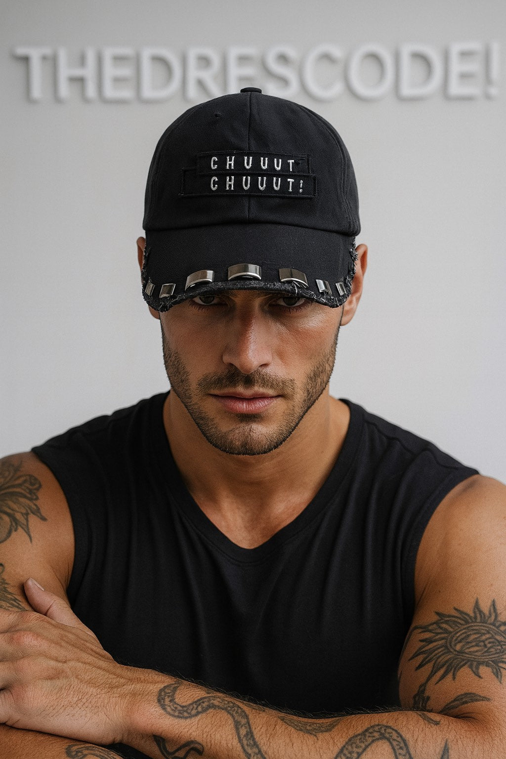 Мъжка шапка Black Chuuut SS26-Thedresscode