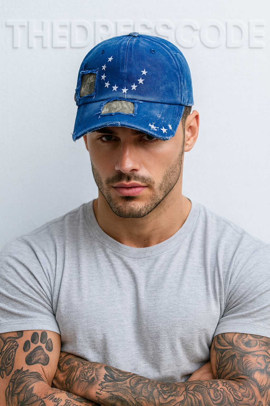 Мъжка шапка Blue Galaxy SS26-Thedresscode