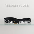 Мъжки колан Free From Emotional SS26-Thedresscode
