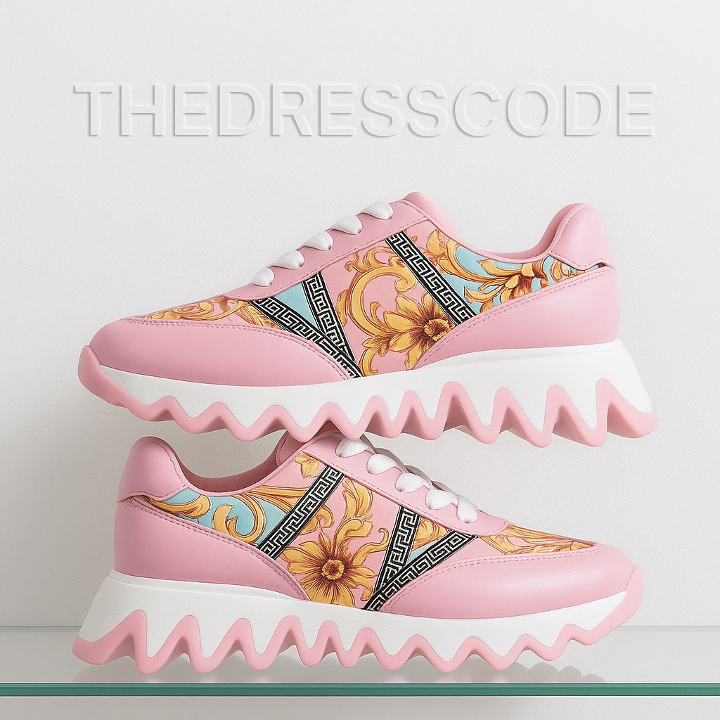 Дамски маратонки Pink ZigZag Pop SS26-Thedresscode