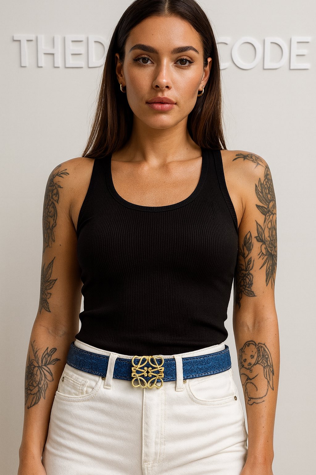 Дамски колан Blue LOEWE SS26-Thedresscode