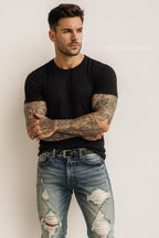 Мъжки дънки Ripped Fade SS26-Thedresscode