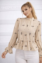 Дамска блуза Blossom Beige SS26