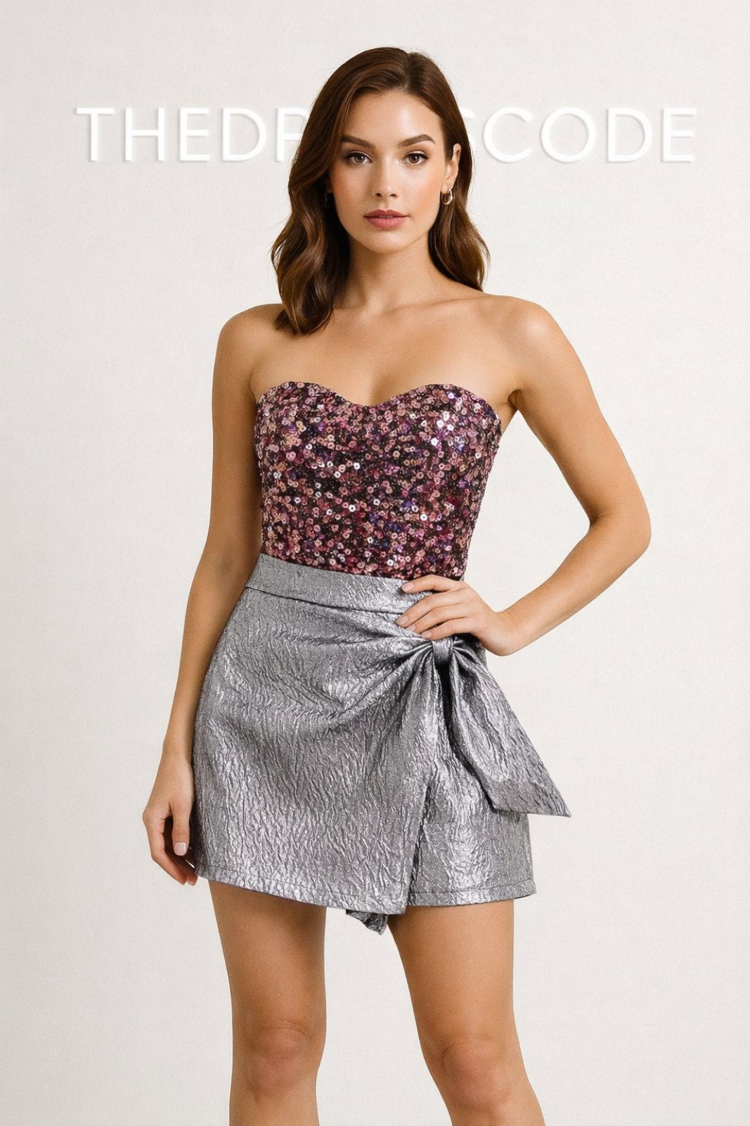 Дамски комплект Grey Plum Shine SS26