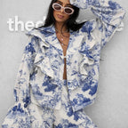 Дамски комплект NOIR TOILE RUFFLE SS26