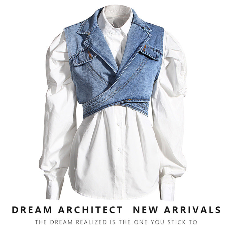 Дамска риза с елек Dream Architect-Thedresscode