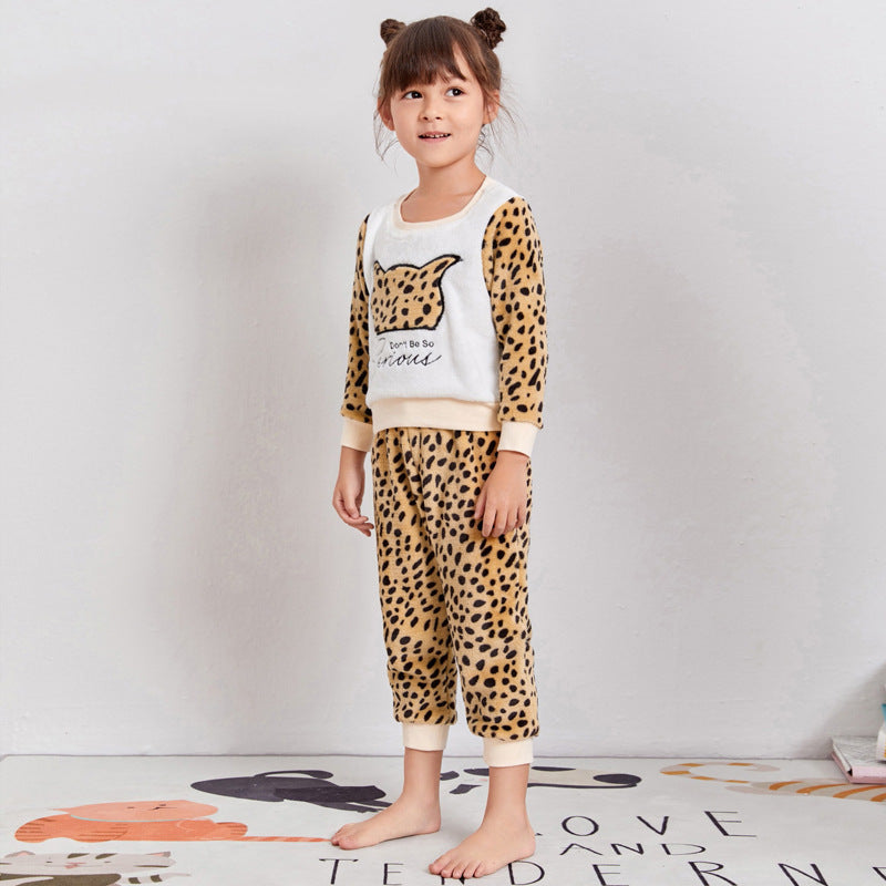 Детска пижама - Леопард-детска пижама-Thedresscode