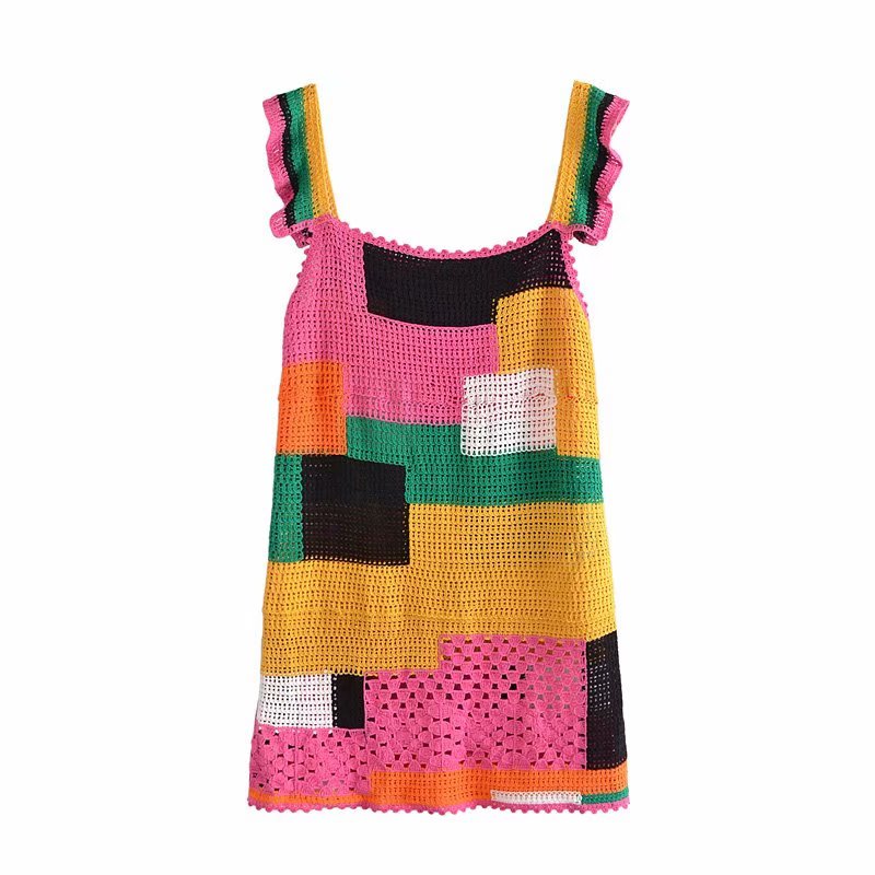 Дамска рокля Crochet patchwork ** SALE **-Дамска рокля Crochet patchwork-Thedresscode