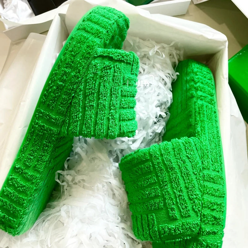 Дамски чехли Green all-match-** SALE 24 **-Дамски чехли Green all-match-Thedresscode