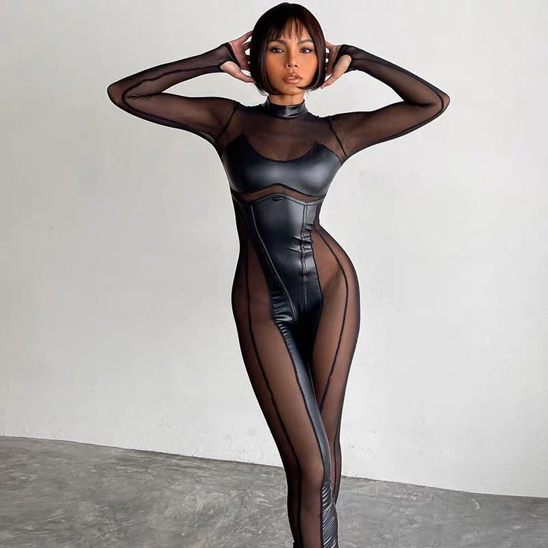 Дамски гащеризон Sexy Mesh Lifting SS25-Thedresscode